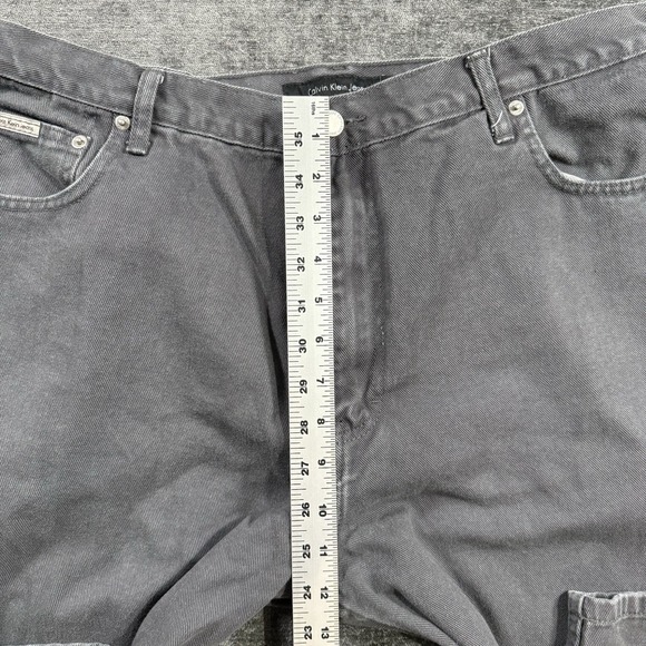 Calvin Klein Easy Fit 5 Pocket Jeans Men's Size 40 Ash Gray Cotton Casual Pants - Picture 12 of 15